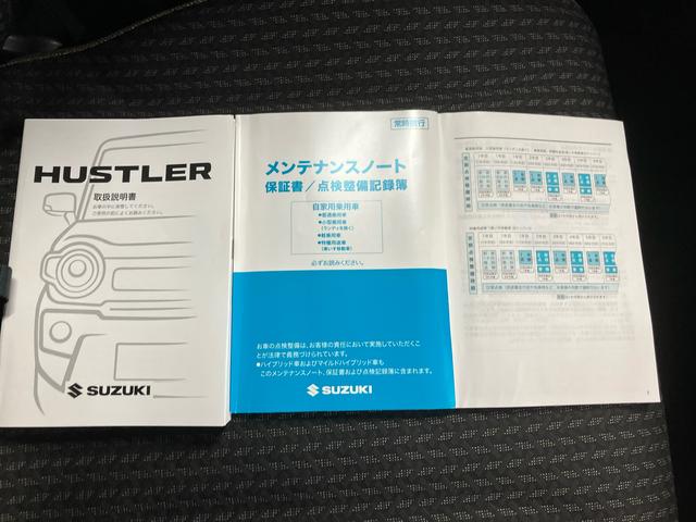 ハスラーハイブリッドＧナビ　プッシュボタンスタート　キーフリー　クルーズコントロール　シートヒーター　ＬＥＤ　スズキセーフティーサポート　１５インチスチールホイール　ハイブリッド（三重県）の中古車