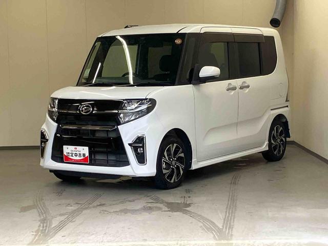 タントカスタムＸ純正ナビ　バックモニター　ドライブレコーダー　運転席ロングスライドシート　両側パワースライドドア　プッシュボタンスタート　キーフリー　シートヒーター　コーナーセンサー　オートハイビーム（三重県）の中古車