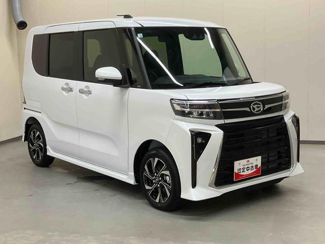 タントカスタムＸリミテッドディスプレイオーディオ　バックモニター　ＥＴＣ　クルーズコントロール　両側パワースライドドア　シートヒーター　プッシュボタンスタート　キーフリー　電動パーキングブレーキ　スマートアシスト　Ｔ−Ｆｉｎｅ（三重県）の中古車