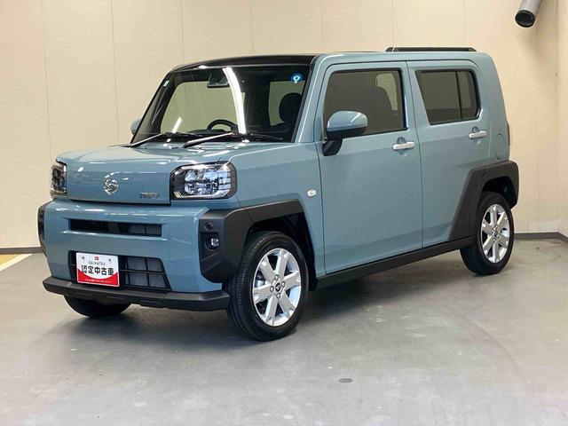 タフトＧディスプレイオーディオ　バックモニター　クルーズコントロール　シートヒーター　プッシュボタンスタート　キーフリー　電動パーキングブレーキ　ガラスルーフ　ＬＥＤ　スマートアシスト　１５インチアルミ（三重県）の中古車