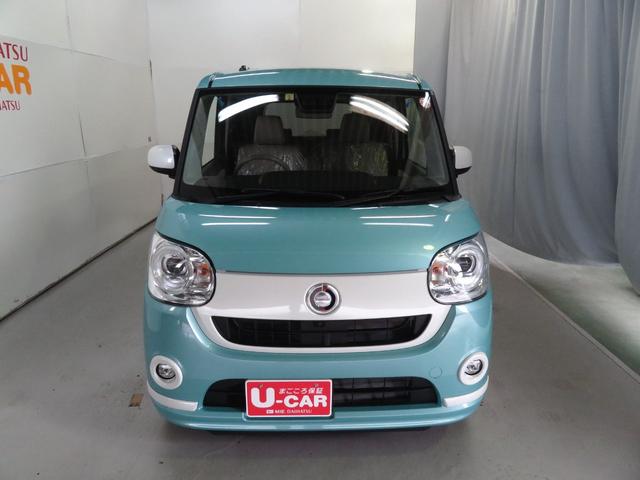 ムーヴキャンバスｇホワイトアクセントリミテッド ｓａiii元試乗車 走行３５６６ｋｍ 全周囲カメラ 両側電動スライドドア ｌｅｄヘッドライト ｌｅｄフォグ オートハイビーム オートエアコン オートライト 盗難警報 衝突被害軽減ブレーキ スマアシｉｉｉ 三重県 の中古