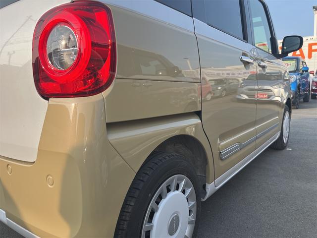 ムーヴキャンバスストライプスＧ　コーナーセンサー　キーフリー　１年間無料保証元試乗車　両側パワースライドドアー　安全ボディ　電動格納ドアミラー　運転席・助手席Ｓヒーター　プッシュスタート　バックモニター　ＬＥＤライト　オートエアコン　パワーウィンドウ　電動パーキングブレーキ（三重県）の中古車