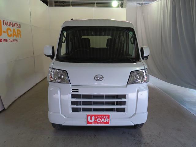 ハイゼットカーゴクルーズ　　　届出済未使用車　２ＷＤ　ＣＶＴ　１年間無料保証元展示車　車線逸脱　ハイビームアシスト　両側スライド　電動ミラー　衝突軽減　安全ボディ　アイドリングＳＴＯＰ　ダブルエアバッグ　オートライト　コーナーセンサー　キーフリー　マニュアルエアコン（三重県）の中古車