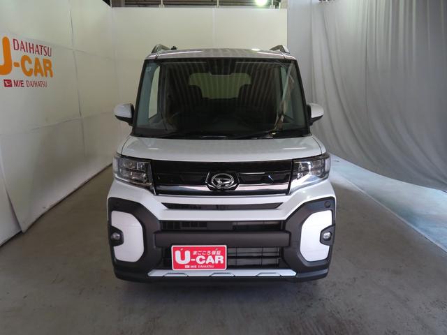 タントファンクロス　届出済未使用車　オートエアコン　１年間無料保証バックモニタ−　Ｉ−ＳＴＯＰ　ブレーキサポート　ワンオーナー車　シートヒータ　車線逸脱警報　両側オートスライドドア　キーフリー　セキュリティ　ＬＥＤライト　電動パーキングブレーキ　コーナーセンサー（三重県）の中古車