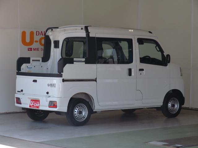 ハイゼットカーゴデッキバンＬ　　　４ＷＤ　ＣＶＴ　レベリング　１年間無料保証元工場代車　衝突被害軽減システム　コーナーセンサー　アイドリングストップ　オートライト　レーンアシスト　マニュアルエアコン　両側パワースライドドア　パワーウィンドウ　純正フロアマット（三重県）の中古車