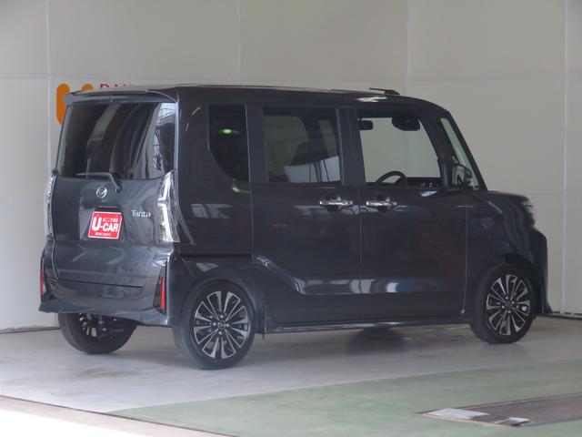 タントカスタムＲＳ　　　　　電動パーキングブレーキ　１年間無料保証コーナーセンサー　両側ＰＳドア　元試乗車　レーンキープＡ　タ−ボ　電格ドアミラー　ＬＥＤライト　１オーナー　Ｒカメラ　オートＬＥＤ　運転席・助手席シートヒーター　デュアルエアバッグ　オートエアコン（三重県）の中古車