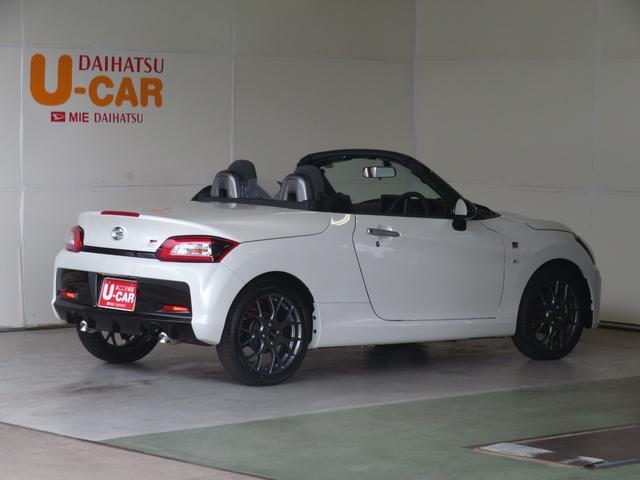 コペンＧＲ　スポーツ　　届出済未使用車　キーフリー　１年間無料保証元展示車　衝突安全ボディ　盗難防止システム　記録簿付き　運転席・助手席シートヒーター　ターボ　オートライト　ＡＷ　ＡＢＳ　ダブルエアバック　アイドルストップ　プッシュスタート　オートエアコン（三重県）の中古車