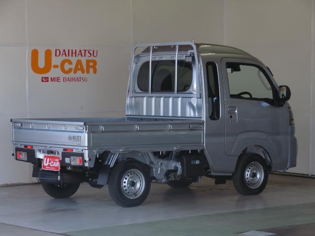 ハイゼットトラックジャンボエクストラ　　届出済未使用車　４ＷＤ　１年間無料保証元展示車　ＣＶＴ　プッシュスタート　電動格納　Ｗエアバック　ＬＥＤヘッドライト　レーンアシスト　オートライト　記録簿　衝突安全ボディ　デフロック　荷台作業照明　ゲートチェーン　あゆみ板掛け（三重県）の中古車