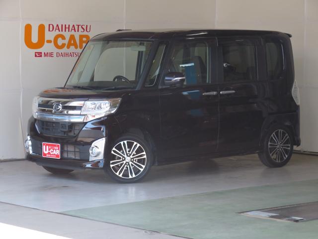 タントカスタムＲＳ　ＳＡ　　両側パワースライドドア　１年間無料保証アイストップ　セキュリティー　衝突軽減ブレーキサポート　ＡＵＴＯライト　電動格納ドアミラー　１オーナー　ターボ　ＥＴＣ　記録簿付き　アルミホイール　ベンチシート　キーフリー　ＡＢＳ　オートエアコン（三重県）の中古車