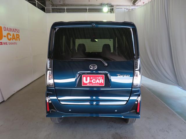 タントカスタムＸ　　届出済未使用車　オートエアコン　１年間無料保証リモコンキー　Ｗパワースライドドア　アイドリングストップ機能　Ｓヒーター　ＬＥＤライト　ＡＵＴＯライト　電動格納式ミラー　盗難警報装置　ＡＢＳ　コーナーセンサー　電動パーキングブレーキ　バックカメラ（三重県）の中古車