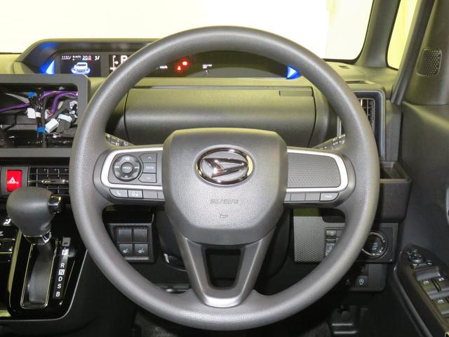 タントカスタムＸ　　届出済未使用車　オートエアコン　１年間無料保証リモコンキー　Ｗパワースライドドア　アイドリングストップ機能　Ｓヒーター　ＬＥＤライト　ＡＵＴＯライト　電動格納式ミラー　盗難警報装置　ＡＢＳ　コーナーセンサー　電動パーキングブレーキ　バックカメラ（三重県）の中古車