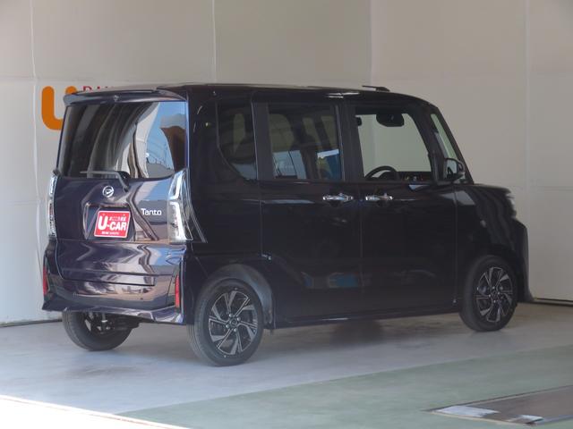 タントカスタムＸ　　届出済未使用車　オートエアコン　１年間無料保証Ｗパワースライドドア　アイドリングストップ機能　Ｓヒーター　Ｂカメラ　ＬＥＤライト　ＡＵＴＯライト　電動格納式ミラー　盗難警報装置　電動パーキングブレーキ　コーナーセンサ　キーフリー　パワーウィンドウ（三重県）の中古車