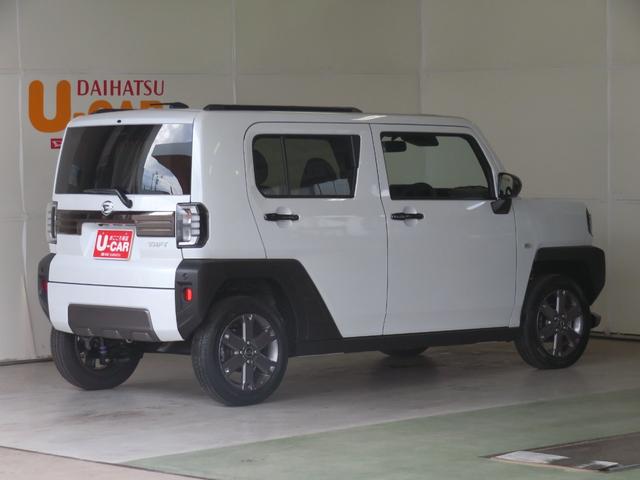 タフトＧターボ　ダーククロムベンチャー　　　　　　　１年間無料保証スカイルーフ　電動格納式ドアミラー　車線逸脱警告　コーナセンサー　Ｓヒーター　アイドリングストップ機能　ワンオーナ　ＬＥＤライト　安全ボディ　オートエアコン　パノラマカメラ　電動パーキングブレーキ（三重県）の中古車