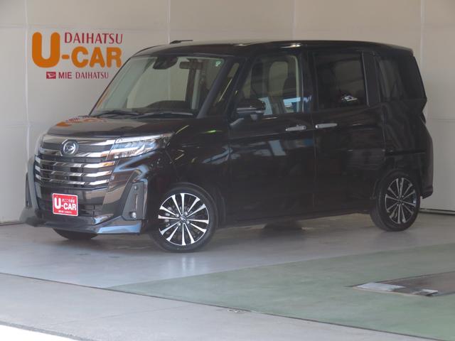 トールカスタムＧ　ターボ　　　　　コーナーセンサー　１年間無料保証左右電動スライドドア　追突被害軽減ブレーキ　追従クルーズ　ワンオーナー車　ＬＥＤヘットライト　ウォークスルー　元試乗車　電動格納ミラー　キーフリー　パノラマカメラ　電動パーキングブレーキ（三重県）の中古車