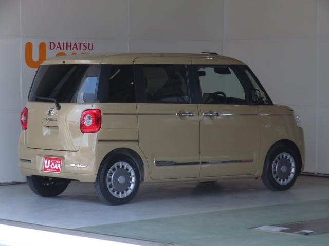 ムーヴキャンバスセオリーＧターボ　９型ディスプレイオーディオ　１年間無料保証地デジ　元試乗車　電動格納ドアミラー　バックモニター　シートヒータ　車線逸脱警報　ＵＳＢポート　Ｗパワスラ　コーナーセンサー　電動パーキングブレーキ　オートエアコン　Ｂｌｕｅｔｏｏｔｈ対応（三重県）の中古車