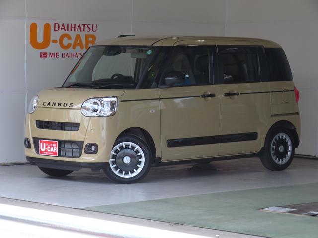 ムーヴキャンバスセオリーＧ　　　純正７型ナビ　パノラマカメラ　１年間無料保証ＵＳＢポート　前後ドラレコ　ＥＴＣ　ＤＶＤ　両側パワードア　コーナーセンサー　フルセグ　ワンオーナー　電動パーキングブレーキ　キーフリー　レーンアシスト　ＬＥＤヘッド　運転席・助手席シートヒーター（三重県）の中古車