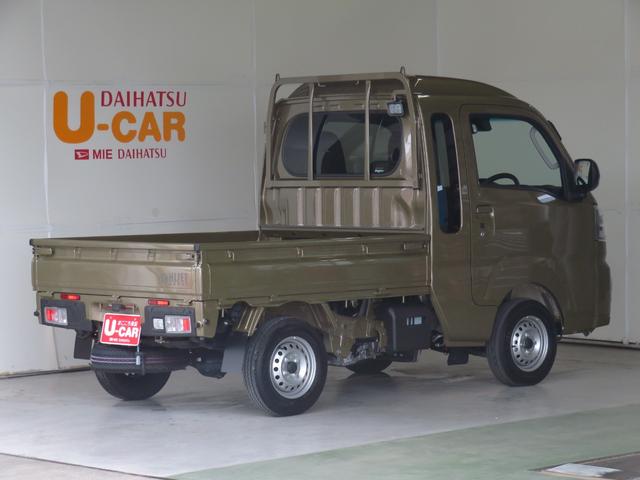 ハイゼットトラックジャンボエクストラ　　　　　　４ＷＤ　ＣＶＴ　１年間無料保証電格ドアミラー　展示試乗車　プッシュスタート　オートＬＥＤ　衝突安全ボディ　Ｗエアバック　ｉ−ｓｔｏｐ　レーンアシスト　ＡＢＳ　記録簿　デフロック　荷台作業照明　ゲートチェーン　あゆみ板掛け（三重県）の中古車