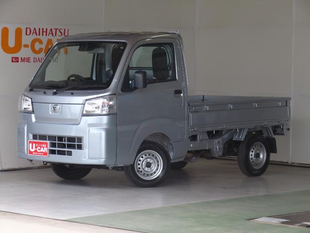 ハイゼットトラックスタンダード　　４ＷＤ　ＣＶＴ　あゆみ板掛け　１年間無料保証アイドリングストップ付き　コーナーセンサ　安全ボディ　ダブルエアバッグ　ワンオーナー　衝突軽減システム　オートライト　マニュアルエアコン　パワーステアリング　記録簿　レベリング　ＡＭ／ＦＭラジオ（三重県）の中古車