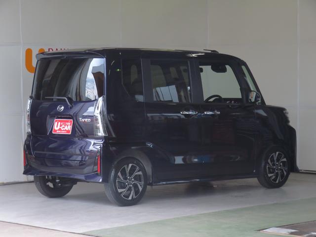 タントカスタムＸ　　　運転席・助手席シートヒーター　１年間無料保証アイドリングＳＴＯＰ　キーフリーキー　　バックカメラ付　両パワースライドドア　プッシュスタート　ＬＥＤヘッドライト　電動パーキングブレーキ　コーナーセンサー　オートエアコン　パワーウィンドウ（三重県）の中古車