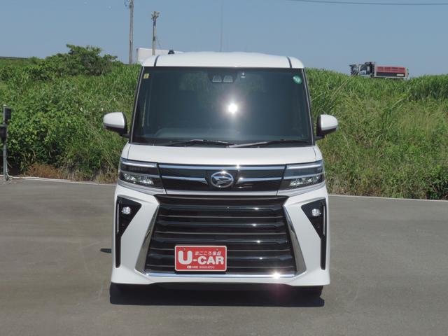 タントカスタムＸ　　　　純正７型ナビ　バックカメラ　１年間無料保証アイドリングＳＴＯＰ　キーフリーキー　両パワースライドドア　ブルートゥース　シートヒーター付き　プッシュスタート　ハイビームアシスト　コーナーセンサー　電動パーキングブレーキ　前後ドラレコ　ＥＴＣ（三重県）の中古車