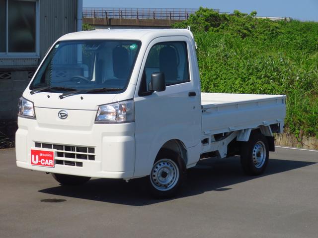 ハイゼットトラックスタンダード　　４ＷＤ　ＣＶＴ　あゆみ板掛け　１年間無料保証アイドリングストップ付き　コーナーセンサ　安全ボディ　ダブルエアバッグ　ワンオーナー　衝突軽減システム　オートライト　パワーステアリング　記録簿　マニュアルエアコン　ＡＭ／ＦＭラジオ　レベリング（三重県）の中古車