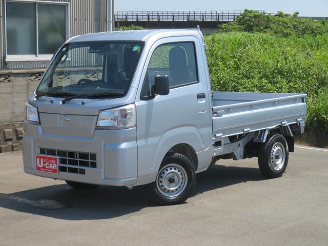 ハイゼットトラックスタンダード　　４ＷＤ　ＣＶＴ　あゆみ板掛け　１年間無料保証アイドリングストップ付き　ＬＥＤヘットライト　コーナーセンサ　安全ボディ　ダブルエアバッグ　ワンオーナー　衝突軽減システム　オートライト　マニュアルエアコン　記録簿　レベリング　ペダル踏み間違い抑制（三重県）の中古車