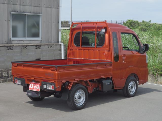 ハイゼットトラックジャンボエクストラ　　　　　　４ＷＤ　ＣＶＴ　１年間無料保証電格ドアミラー　展示試乗車　プッシュスタート　衝突安全ボディ　Ｗエアバック　ｉ−ｓｔｏｐ　ＡＢＳ　記録簿　あゆみ板掛け　ゲートチェーン　ゲートプロテクター　デフロック　荷台作業照明　コーナーセンサー（三重県）の中古車