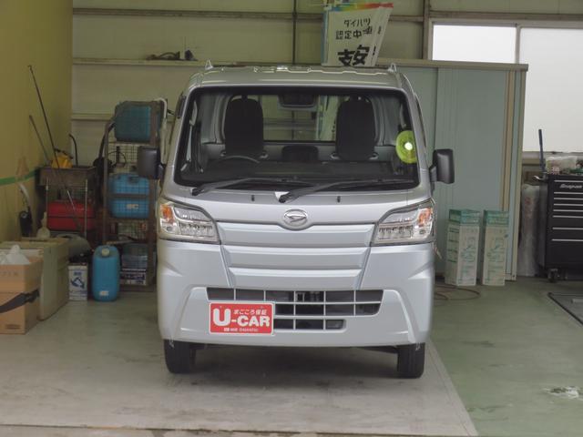 ハイゼットトラックスタンダードＳＡIIIｔ　　　２ＷＤ　４ＡＴ　１年間無料保証ペダル踏み間違い抑制　衝突回避支援ブレーキ　ゲートプロテクター　あゆみ板掛け　レベリング　荷台ゴムマット　コーナーセンサー　マニュアルエアコン　純正フロアマット　ＬＥＤヘッドライト　ＣＤ再生（三重県）の中古車