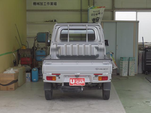 ハイゼットトラックスタンダードＳＡIIIｔ　　　２ＷＤ　４ＡＴ　１年間無料保証ペダル踏み間違い抑制　衝突回避支援ブレーキ　ゲートプロテクター　あゆみ板掛け　レベリング　荷台ゴムマット　コーナーセンサー　マニュアルエアコン　純正フロアマット　ＬＥＤヘッドライト　ＣＤ再生（三重県）の中古車