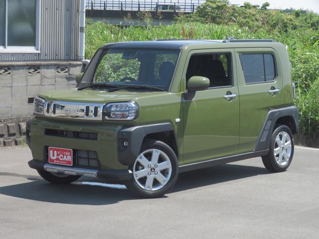 タフトＧターボ　クロムベンチャー　　　純正７型ナビ　１年間無料保証キーフリー　ｉ−ｓｔｏｐ　コーナーセンサー　電動格納ミラー　アダプティブクルーズ　ワンオーナー　衝突安全ボディ　スカイルーフ　ＡＵＴＯライト　シートヒータ　電動パーキングブレーキ　ＥＴＣ　バックカメラ（三重県）の中古車
