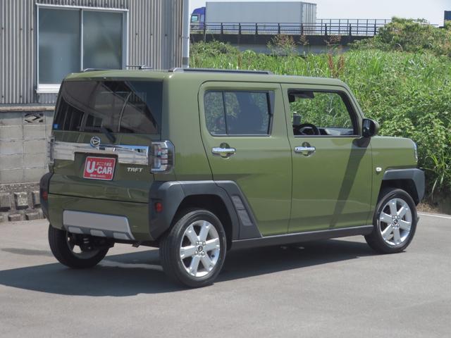 タフトＧターボ　クロムベンチャー　　　純正７型ナビ　１年間無料保証キーフリー　ｉ−ｓｔｏｐ　コーナーセンサー　電動格納ミラー　アダプティブクルーズ　ワンオーナー　衝突安全ボディ　スカイルーフ　ＡＵＴＯライト　シートヒータ　電動パーキングブレーキ　ＥＴＣ　バックカメラ（三重県）の中古車