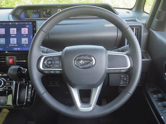 タントカスタムＲＳ　純正１０型ナビ　パノラマカメラ　１年間無料保証両側オートスライドドア　地デジ　ＢＴオーディオ　前後Ｄレコ　電動格納式ドアミラー　タ−ボ　元試乗車　ＵＳＢポート　シートヒータ　コーナーセンサー　電動パーキングブレーキ　キーフリー　オートエアコン（三重県）の中古車