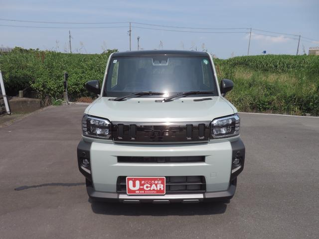 タフトＧターボ　ダーククロムベンチャー　キーフリー　１年間無料保証車線逸脱警報装置　シートヒータ　ＬＥＤ　安全ボディ　ムーンルーフ　電動格納ドアミラー　エアバッグ　ターボ　電動パーキングブレーキ　コーナーセンサー　オートエアコン　バックカメラ　パワーウィンドウ（三重県）の中古車