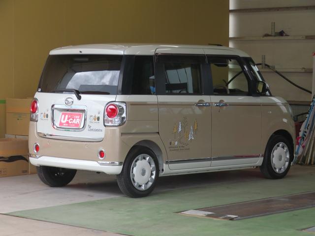 ムーヴキャンバスＧメイクアップＶＳ　ＳＡIII　純正８型ナビ　１年間無料保証ブルートゥース　衝突安全ボディ　電動格納ミラー　ＬＥＤライト　オートマチックハイビーム　運転席シートヒーター　前後ドライブレコーダー　ＵＳＢ接続　ＤＶＤ　両側パワースライドドア　パノラマカメラ　ＥＴＣ（三重県）の中古車