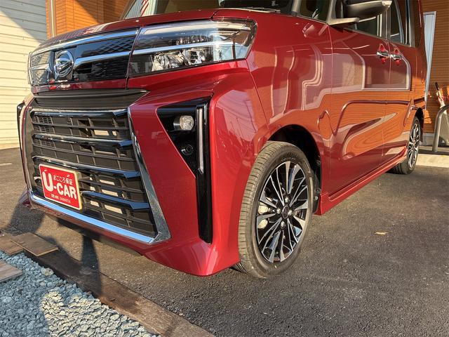 タントカスタムＲＳ　　　　　電動パーキングブレーキ　１年間無料保証電動格納式ドアミラー　タ−ボ　元試乗車　運転席・助手席シートヒータ　ＬＥＤライト　バックカメラ付き　Ａライト　１オーナー　キーフリー　ベンチシート　パワーウィンドウ　純正フロアマット（三重県）の中古車