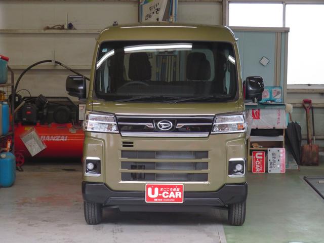 アトレーＲＳ　　　　　届出済未使用車　２ＷＤ　ＣＶＴ　１年間無料保証１オーナー車　メンテナンスノート　後カメラ　電動格納式ミラー　ターボエンジン　オートライト　ＬＥＤヘッドライト　衝突安全ボディ　キーフリー　パワーウィンドウ（三重県）の中古車