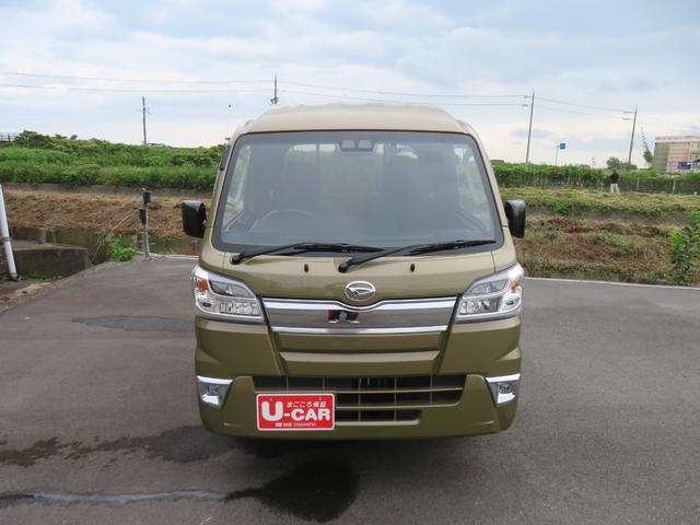 ハイゼットトラックジャンボＳＡIIIｔ　２ＷＤ　４ＡＴ　ＥＴＣ　１年間無料保証整備記録簿　Ｂカメ　ＬＥＤライト　ＤＶＤ　１オーナー　オートライト　ドライブレコーダー　車線逸脱警告　荷台ゴムマット　ゲートプロテクター　ゲートチェーン　あゆみ板掛け　レベリング　コーナーセンサー（三重県）の中古車
