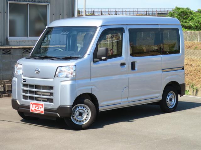 ハイゼットカーゴＤＸ　２ＷＤ　ＣＶＴ　７型ナビ　オートライト　１年間無料保証フルセグＴ　衝突安全ボディ　ＤＶＤ　キーレスエントリー　車線逸脱警告　１オーナー　Ｗエアバッグ　記録簿　ＡＢＳ　衝突軽減Ｂ　ＵＳＢポート　パワーウィンドウ　Ｂｌｕｅｔｏｏｔｈ対応　ＡＭ／ＦＭラジオ（三重県）の中古車