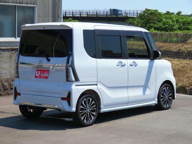 タントカスタムＲＳ　　純正９型ナビ　パノラマカメラ　１年間無料保証両側オートスライドドア　地デジ　アダプティブクルコン　ＢＴオーディオ　ＥＴＣ付　前後Ｄレコ　電動格納式ドアミラー　　タ−ボ　ＵＳＢポート　運転席・助手席シートヒータ　コーナーセンサー　オートエアコン（三重県）の中古車