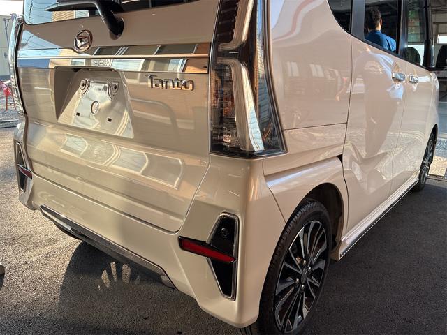 タントカスタムＲＳ　　純正９型ナビ　パノラマカメラ　１年間無料保証両側オートスライドドア　地デジ　アダプティブクルコン　ＢＴオーディオ　ＥＴＣ付　前後Ｄレコ　電動格納式ドアミラー　　タ−ボ　ＵＳＢポート　運転席・助手席シートヒータ　コーナーセンサー　オートエアコン（三重県）の中古車