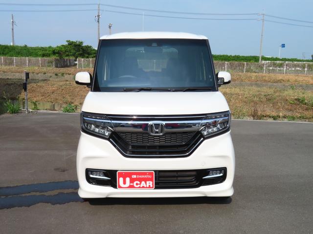 Ｎ−ＢＯＸカスタムＧ・ＥＸホンダセンシング　　　　純正７型ナビ　１年間無料保証ＥＴＣ装備　Ｂｌｕｅｔｏｏｔｈ対応　ＡＷ　ワンオーナー車　電動格納ミラー　リヤカメラ　前後Ｄレコ　地デジ　ＵＳＢ　ＬＥＤヘットランプ　オートライト　整備記録簿　運転席・助手席シートヒーター　キーフリー（三重県）の中古車
