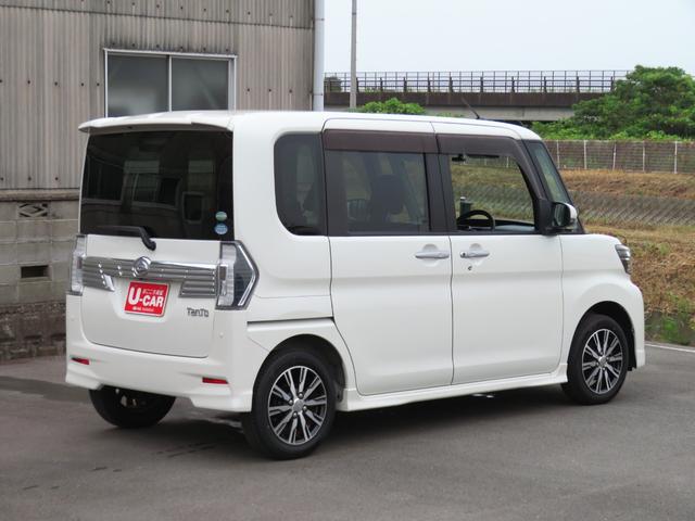 タントカスタムＸ　トップエディションＳＡIII　　　１年間無料保証電動格納ドアミラー　衝突被害軽減装置　Ｂトゥース　ＬＥＤランプ　地デジ　運転席シートヒータ　ＵＳＢ　前方用ドラレコ　オートハイビーム　レーンアシスト　Ａライト　ＤＶＤ　純正７型ナビ　バックカメラ（三重県）の中古車