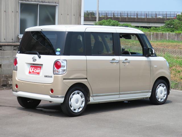 ムーヴキャンバスＧメイクアップ　ＳＡIII　　　純正７型ナビ　１年間無料保証全方位モニタ　左右電動スライドドア　電動格納ミラー　運転席シートヒーター　ＬＥＤヘッドライト　車線逸脱警報　　キーフリーシステム　ワンオーナー　前方用ドライブレコーダー　ＥＴＣ　Ｂｌｕｅｔｏｏｔｈ対応（三重県）の中古車