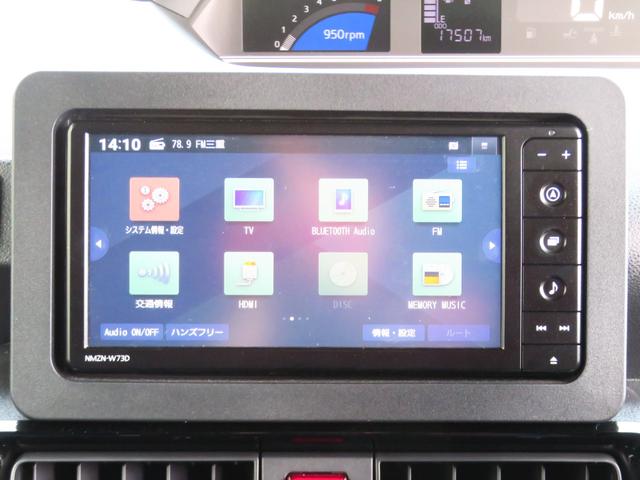 タントカスタムＲＳ　　純正７型ナビ　パノラマカメラ　１年間無料保証両側オートスライドドア　地デジ　ＢＴオーディオ　ＥＴＣ付　Ｄレコ　電動格納式ドアミラー　タ−ボ　ＵＳＢポート　運転席・助手席シートヒーター　電動パーキングブレーキ　コーナーセンサー　オートエアコン（三重県）の中古車