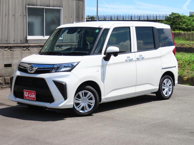 トールＸ　　助手席側パワースライドドア　キーフリー　１年間無料保証ワンオーナー　アイドリングストップ車　元試乗車　衝突軽減装置　電動格納ドアミラー　バックカメラ付き　両席エアバッグ　オートライト　ウォークスルー　コーナーセンサー　マニュアルエアコン　パワーウィンドウ（三重県）の中古車
