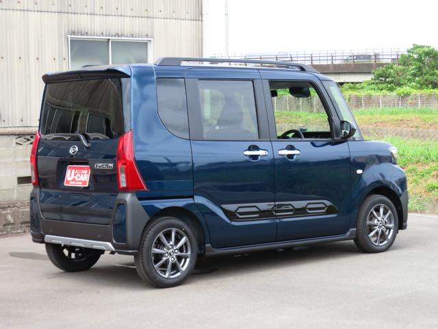タントファンクロス　　運転席・助手席シートヒーター　１年間無料保証コーナーセンサ　誤発進抑制装置　ワンオーナー車　両側パワースライドドア　バックモニタ−　ＬＥＤライト　車線逸脱警報　セキュリティ　オートライト　電動パーキングブレーキ　キーフリー　オートエアコン（三重県）の中古車