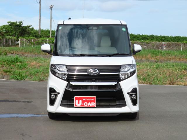 タントカスタムＸ　　　　純正９型ナビ　バックカメラ　１年間無料保証プッシュスタート　ｉ−ｓｔｏｐ　両側自動ドア　衝突被害軽減装置　ブルートゥース　オートＬＥＤ　前後ドラレコ　ＥＴＣ　コーナーセンサー　オートエアコン　ＵＳＢ接続　ＤＶＤ再生　ＬＥＤヘッドライト（三重県）の中古車