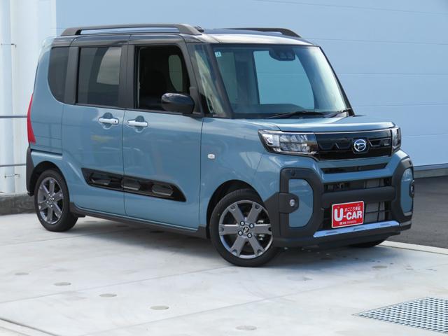 タントファンクロスターボ　　　　　　パノラマカメラ　１年間無料保証運転席・助手席シートヒーター　電動格納式ドアミラー　Ａストップ　誤発進抑制機能　フルセグＴＶ　ＵＳＢ　ＬＥＤライト　　車線逸脱警報装置　セキュリティ　オートライト　電動パーキングブレーキ　キーフリー（三重県）の中古車