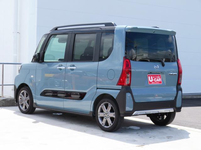 タントファンクロスターボ　　　　　　パノラマカメラ　１年間無料保証運転席・助手席シートヒーター　電動格納式ドアミラー　Ａストップ　誤発進抑制機能　フルセグＴＶ　ＵＳＢ　ＬＥＤライト　　車線逸脱警報装置　セキュリティ　オートライト　電動パーキングブレーキ　キーフリー（三重県）の中古車