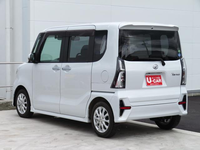 タントカスタムＲＳ　　　純正９型ナビ　バックカメラ　１年間無料保証Ｉストップ　衝突安全ブレーキ　ブルートゥースオーディオ　コーナーセンサー　両側Ｐスライドドア　フルセグ地デジ　点検記録簿　ハイビームアシスト　前後ドラレコ　ＥＴＣ　ＵＳＢ接続　ＤＶＤ再生　キーフリー（三重県）の中古車